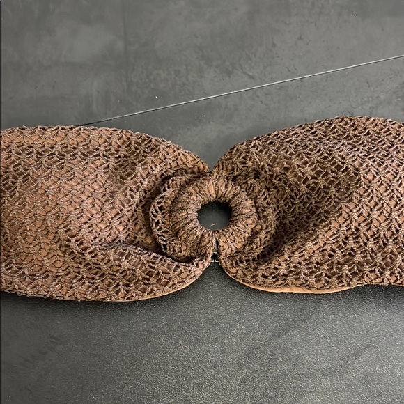 NWOT Brown Textured Bikini Set - Picture 6 of 8